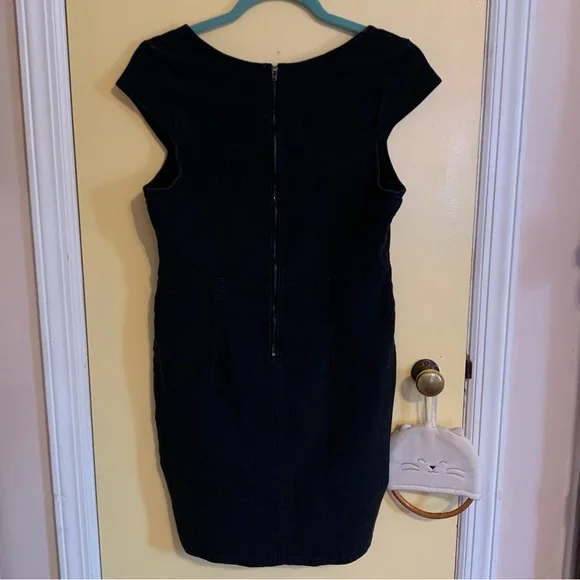 free people black denim dress - Picture 4 of 8